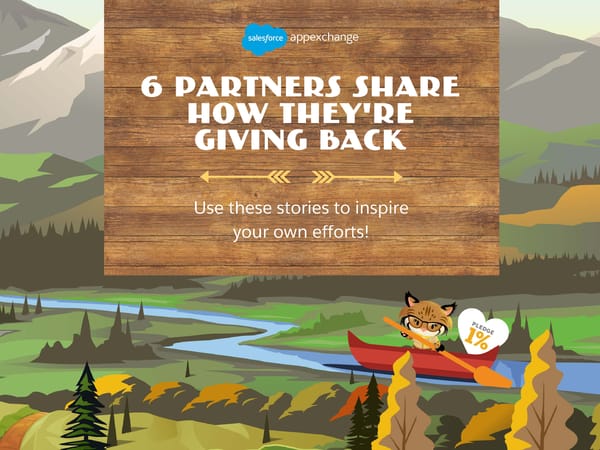 6 Partners Share How They're Giving Back - Page 1