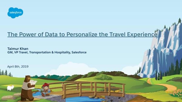 The Power of Data to Personalize the Travel Experience - Page 1