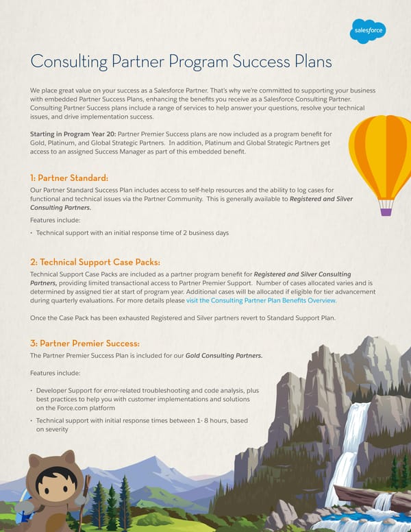 Consulting Partner Program Success Plans - Page 1