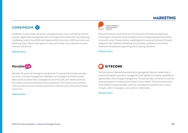 Consumer Packaged Goods - Page 13