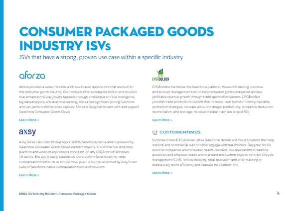 Consumer Packaged Goods  - Page 4