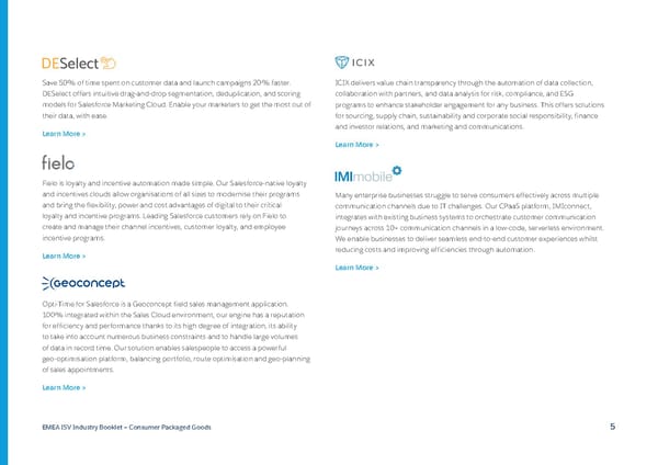 Consumer Packaged Goods  - Page 5