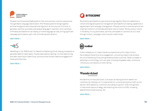 Consumer Packaged Goods  - Page 15