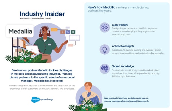 Medallia Industry EBook [ Manufacturing and Automotive) - Page 1