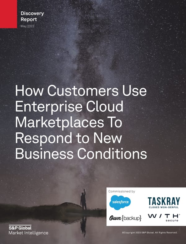 How Customers Use Enterprise Cloud Marketplaces - Page 1