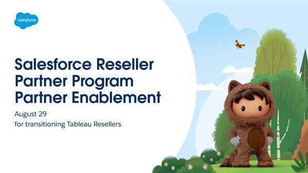 Tableau Resell Partner Enablement Session - Page 1