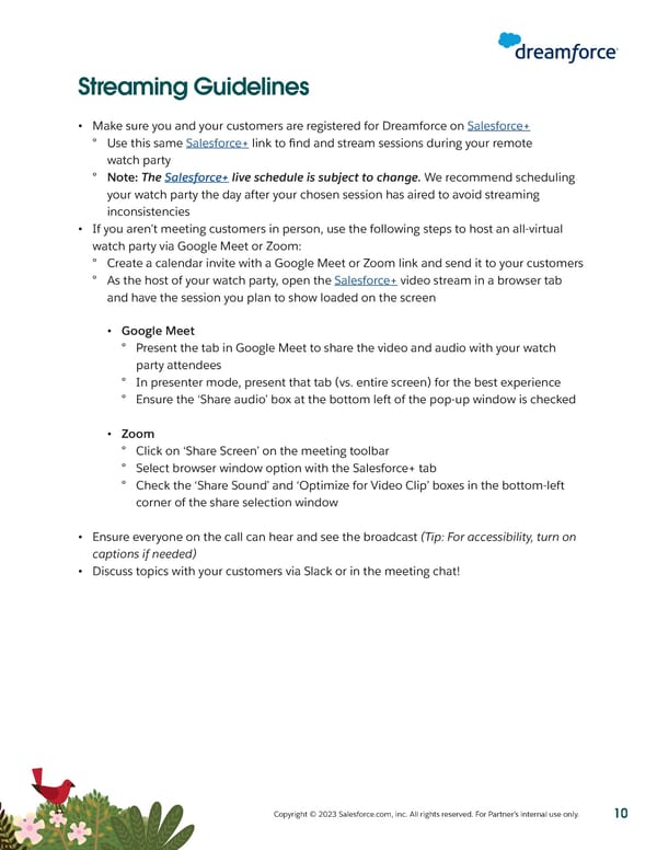 Dreamforce 2023 Watch Party Playbook - Page 10