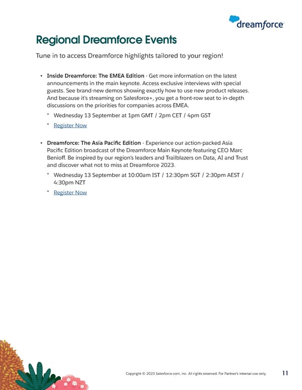 Dreamforce 2023 Watch Party Playbook - Page 11