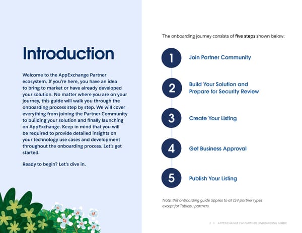 AppExchange ISV Onboarding Guide - Page 2