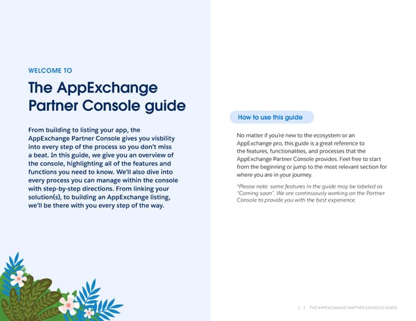 The AppExchange Partner Console Guide - Page 2