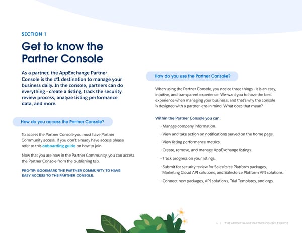 The AppExchange Partner Console Guide - Page 4