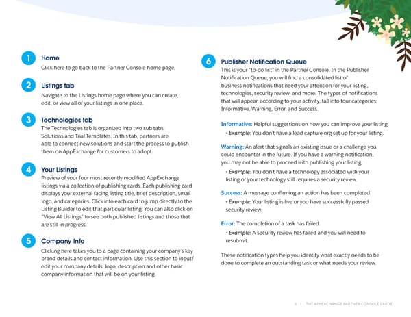 The AppExchange Partner Console Guide - Page 6
