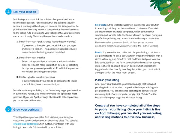 The AppExchange Partner Console Guide - Page 24