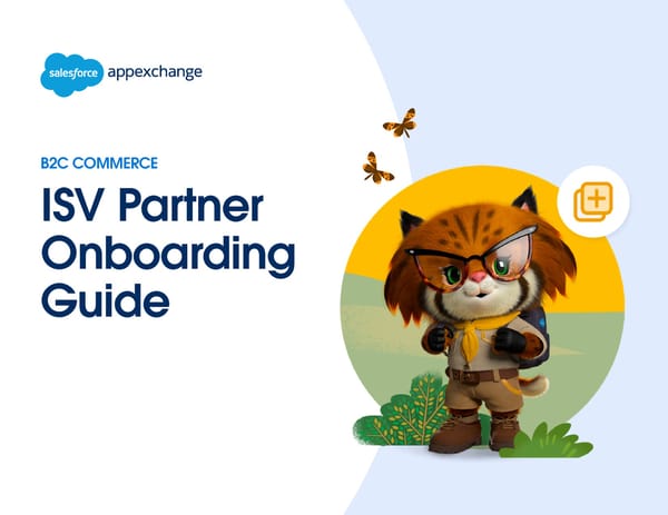 B2C Commerce ISV Partner Onboarding Guide - Page 1