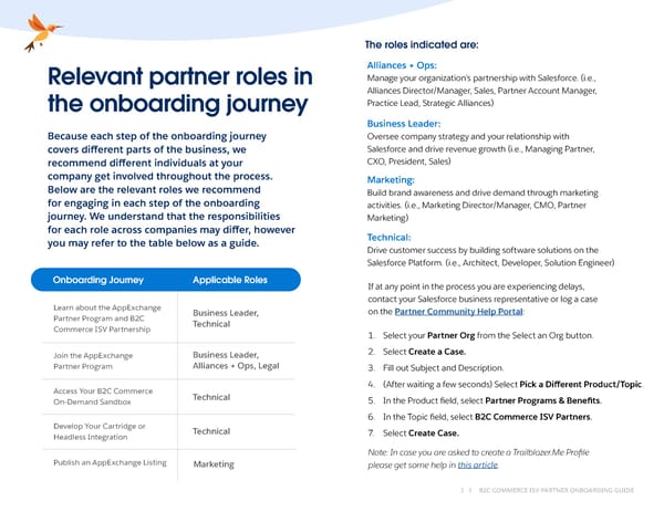 B2C Commerce ISV Partner Onboarding Guide - Page 3
