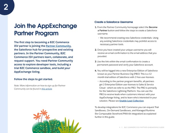 B2C Commerce ISV Partner Onboarding Guide - Page 6