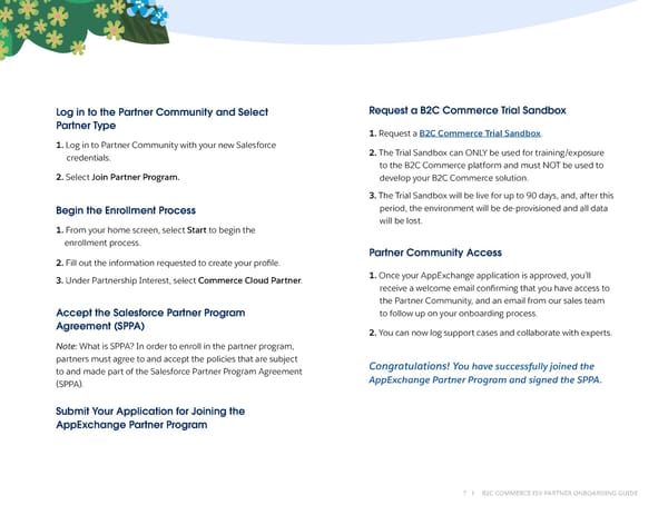 B2C Commerce ISV Partner Onboarding Guide - Page 7