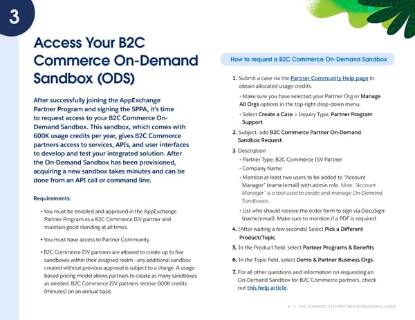 B2C Commerce ISV Partner Onboarding Guide - Page 8