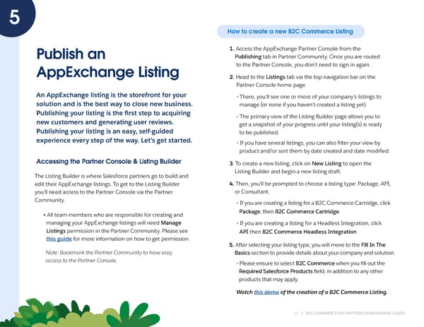 B2C Commerce ISV Partner Onboarding Guide - Page 11