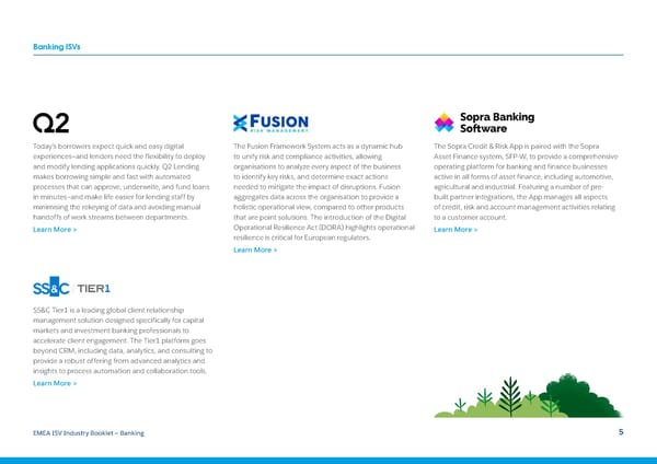 Salesforce ISV Industry Booklet - Banking - Page 5