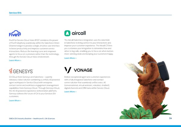 Salesforce ISV Industry Booklet - HLS - Page 14