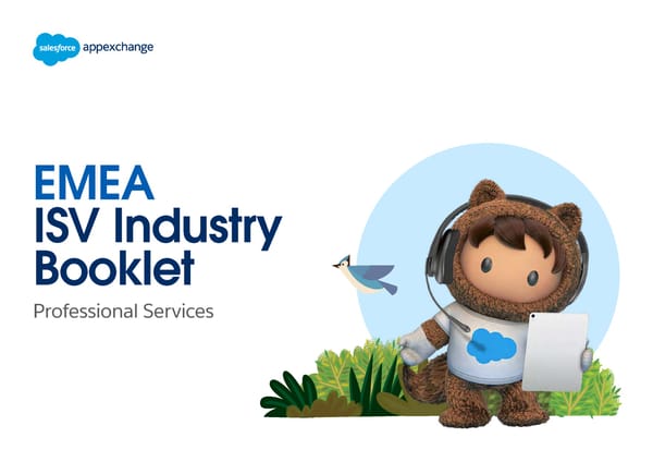 Salesforce ISV Industry Booklet - Professional Services - Page 1