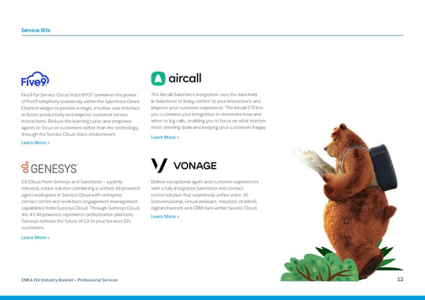 Salesforce ISV Industry Booklet - Professional Services - Page 12