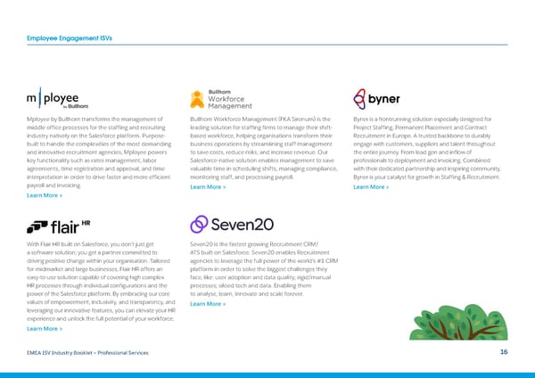 Salesforce ISV Industry Booklet - Professional Services - Page 16