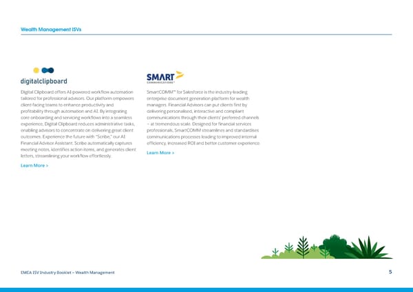 Salesforce ISV Industry Booklet - Wealth Management - Page 5