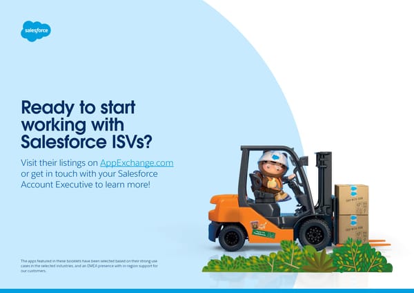 Salesforce ISV Industry Booklet - Manufacturing - Page 25