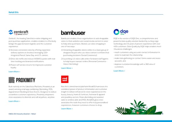 Salesforce ISV Industry Booklet - Retail - Page 6