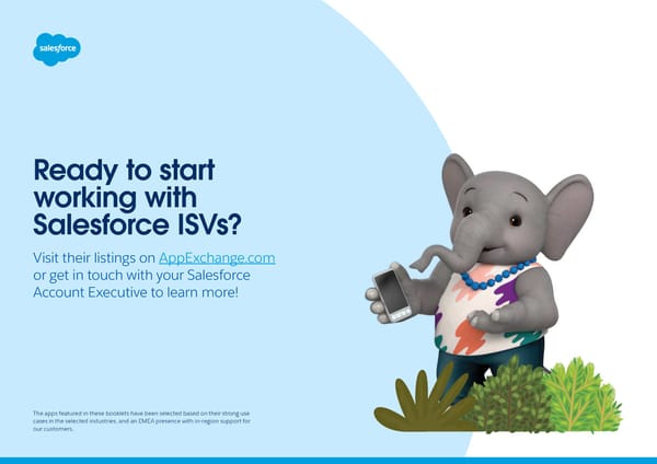 Salesforce ISV Industry Booklet - Telcommunications - Page 23