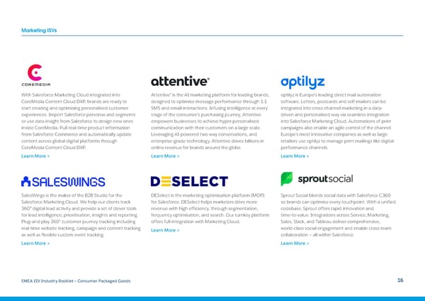Salesforce ISV Industry Booklet - CPG - Page 16